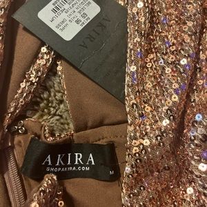 Sequin halter dress